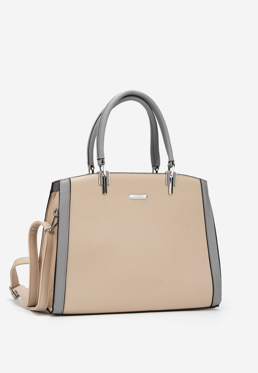 Дамски офис чанта Silvia Rosa 8168 бежова
