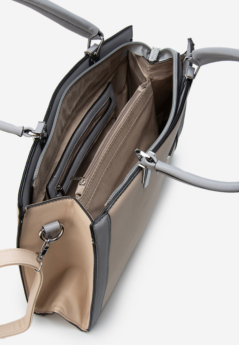 Дамски офис чанта Silvia Rosa 8168 бежова