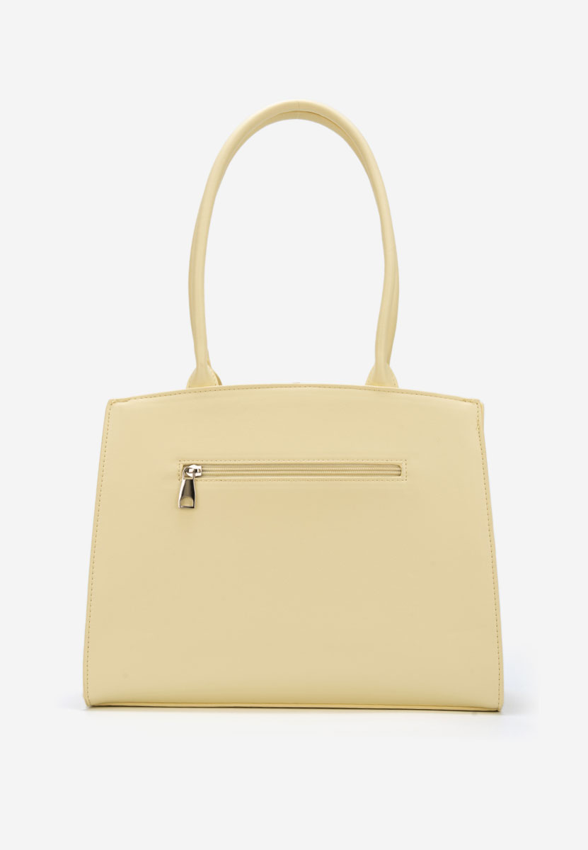 Дамски офис чанта Jaylena жълта