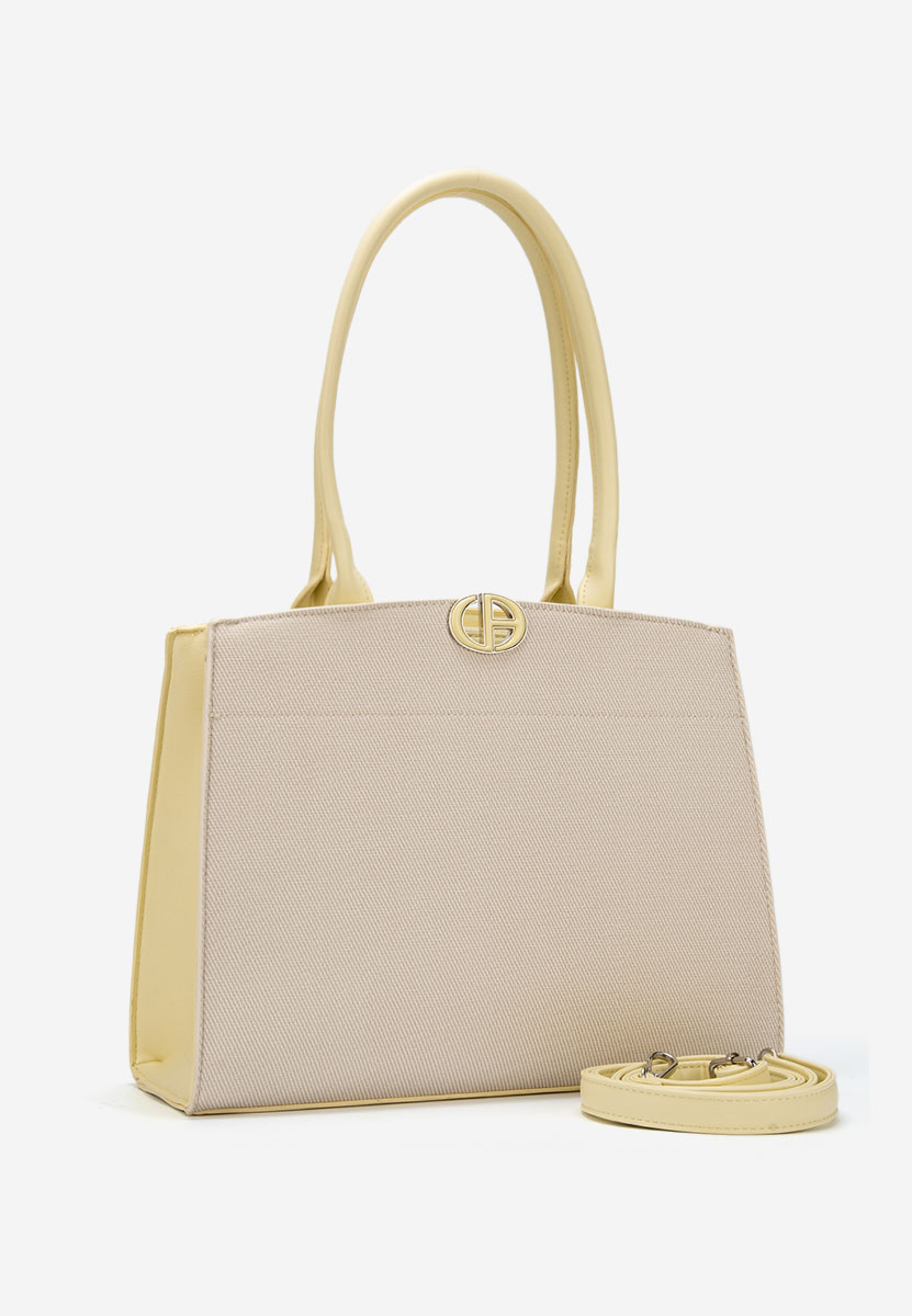 Дамски офис чанта Jaylena жълта