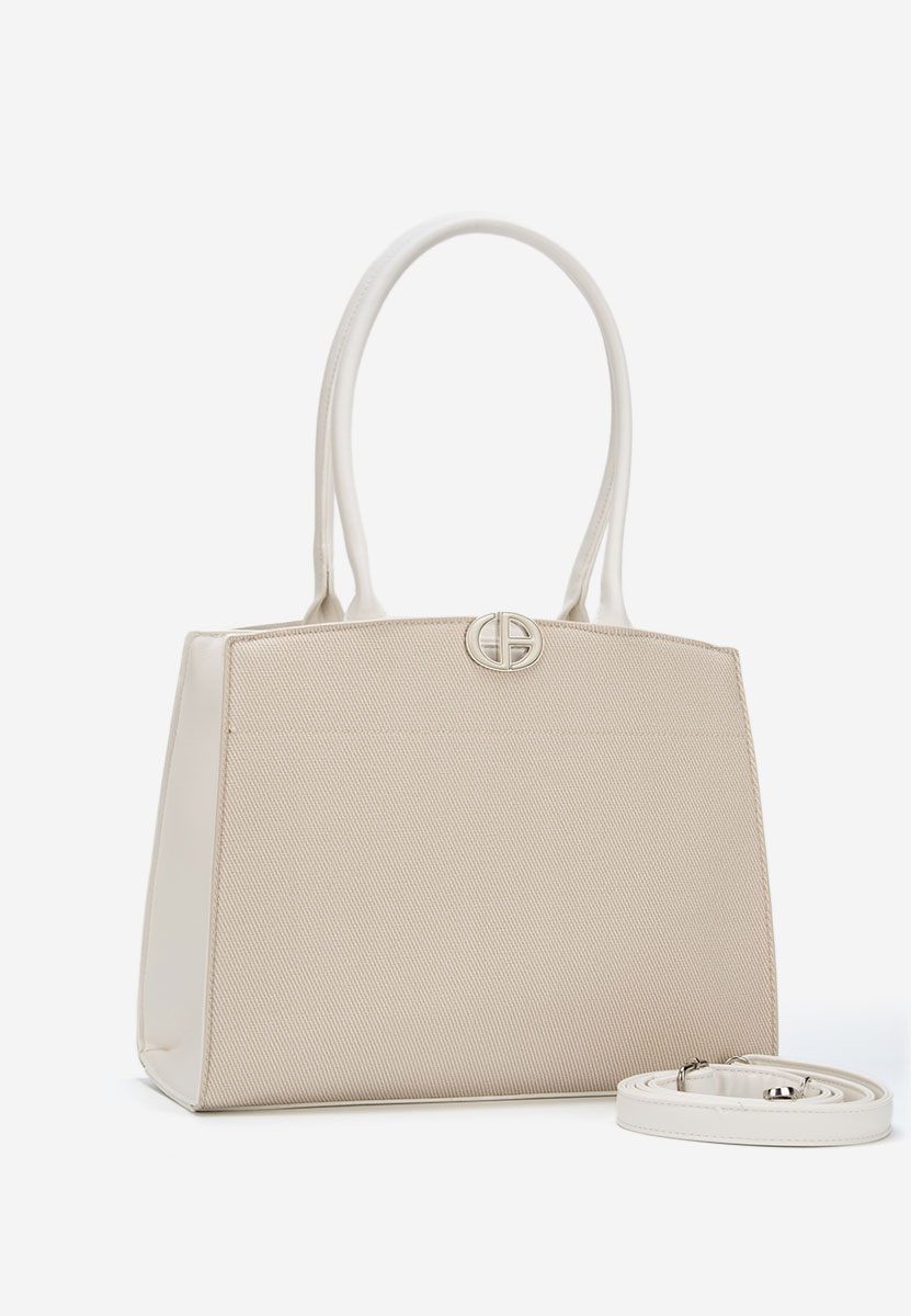 Дамски офис чанта Jaylena Бяла