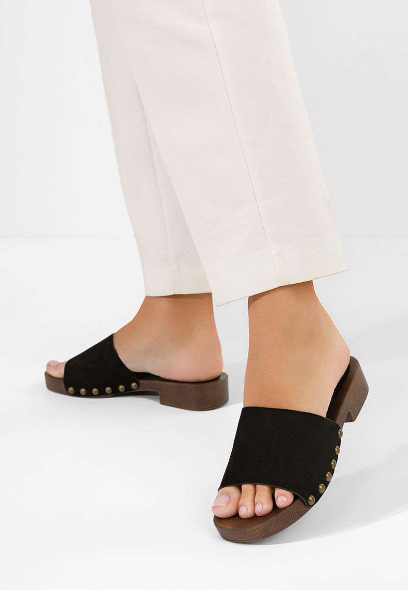 Дамски чехли Syndi черни