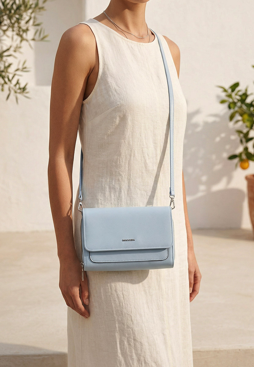 Чанта тип плик Silvia Rosa 3028 синя