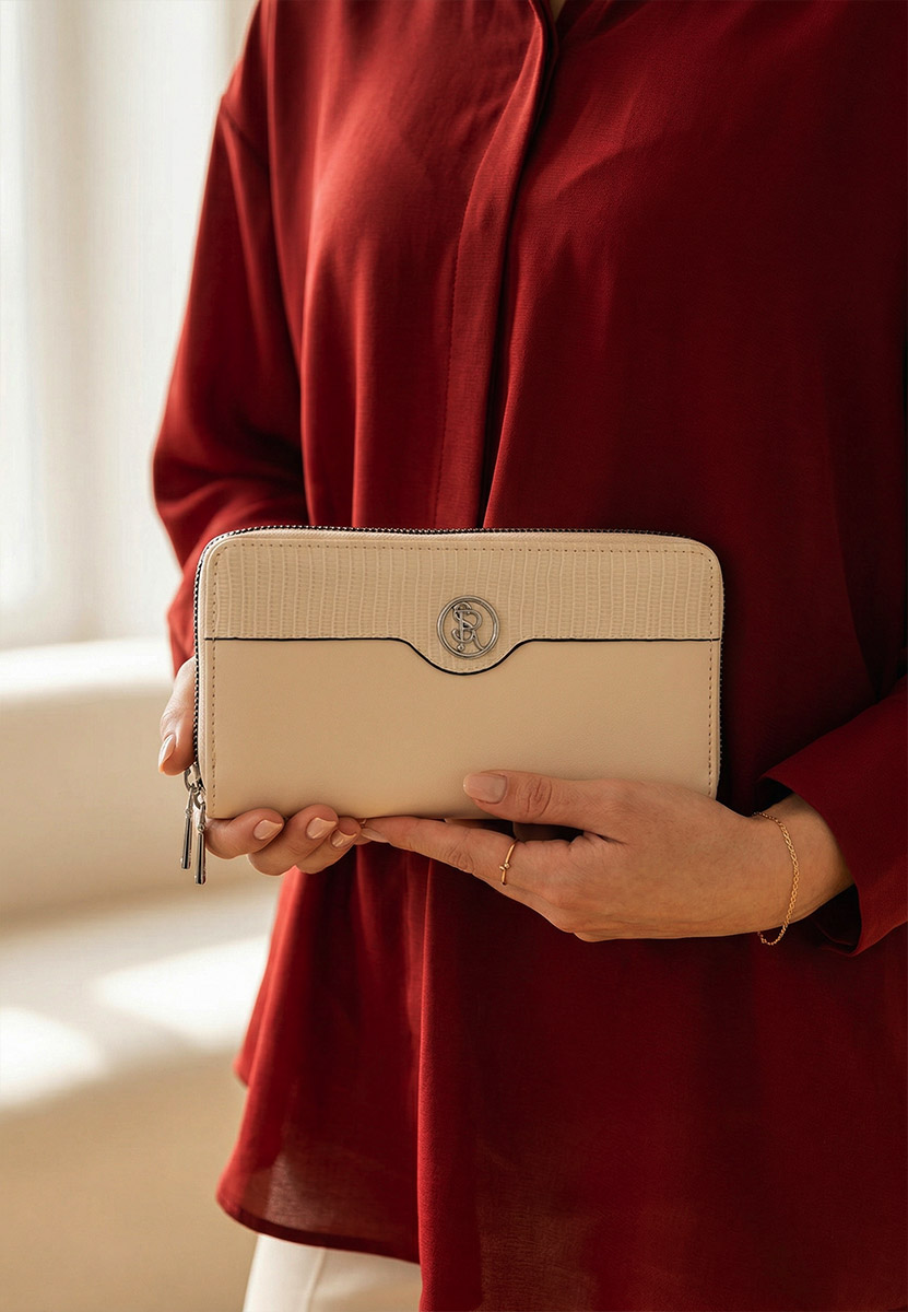 Дамско портмоне Silvia Rosa 3041 бежов