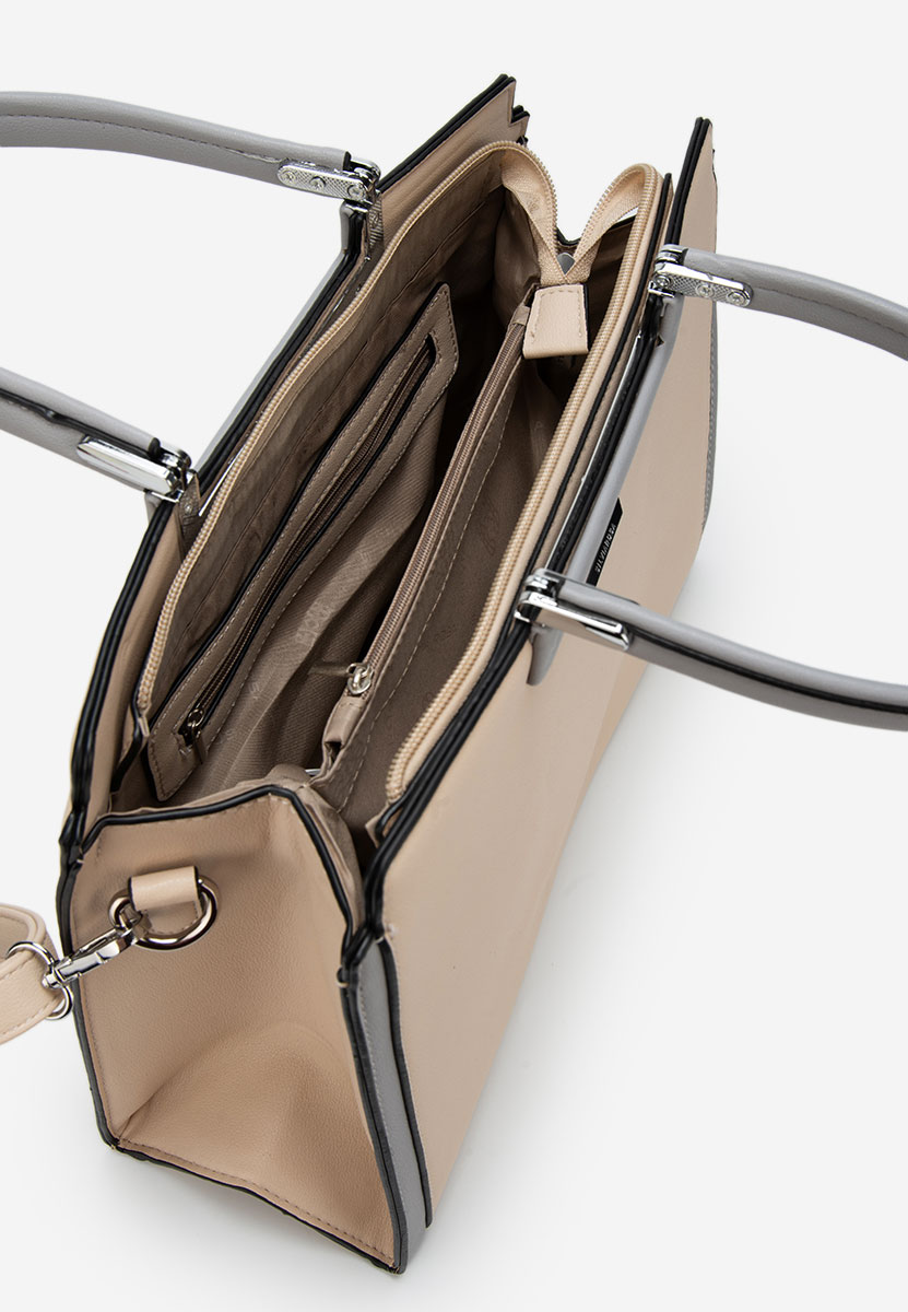 Ръчна чанта Silvia Rosa 8166 бежова