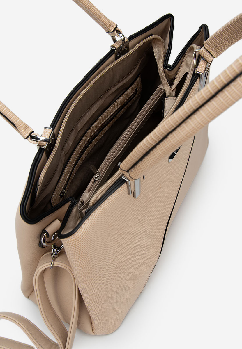 Ръчна чанта Silvia Rosa 8177 бежова