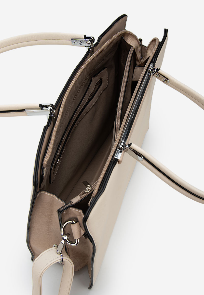 Дамски офис чанта Silvia Rosa 6921 Бяла