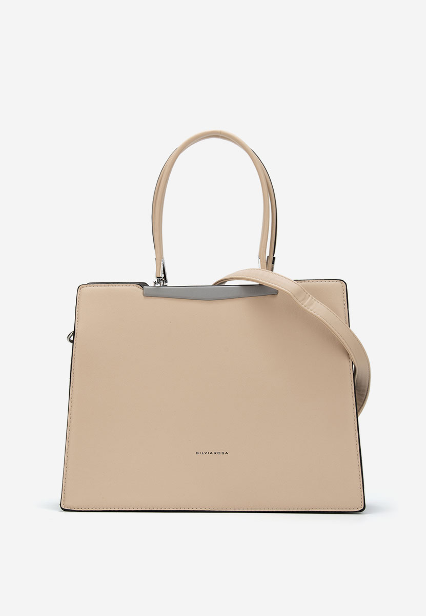 Дамски офис чанта Silvia Rosa 6921 бежова