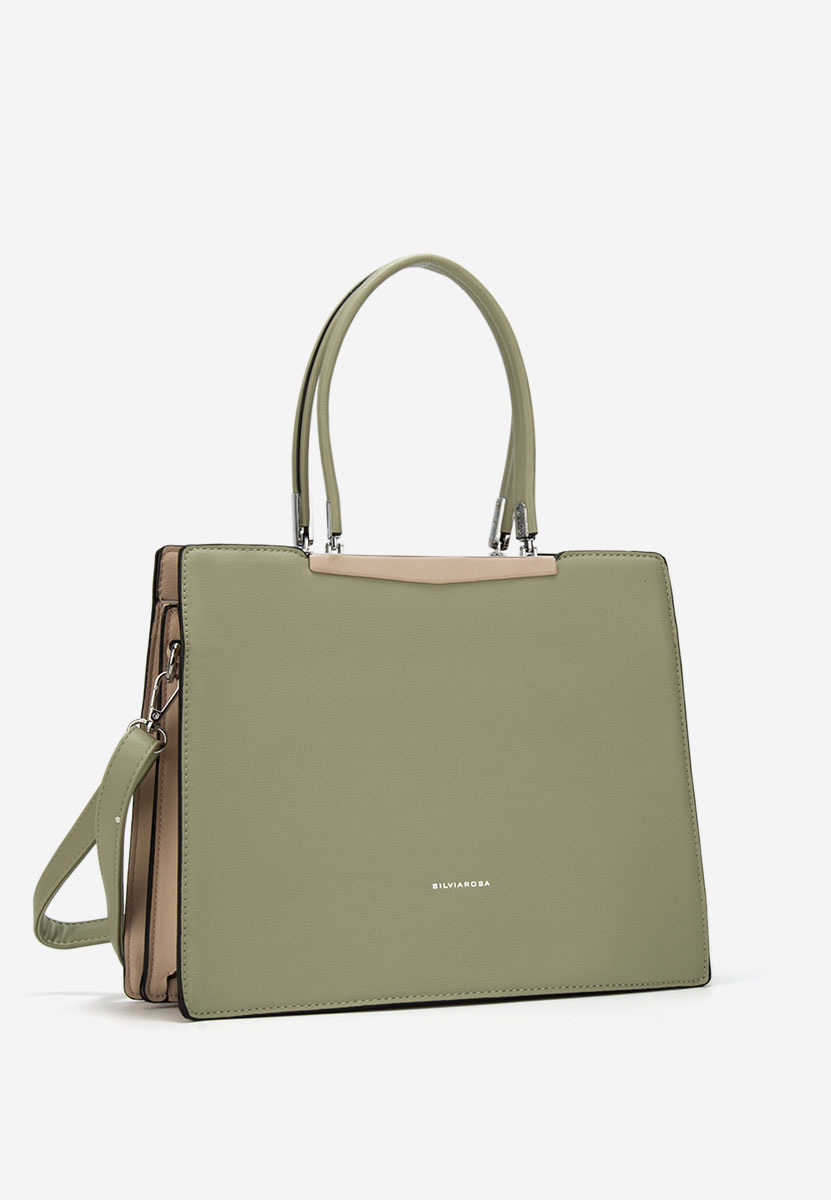 Дамски офис чанта Silvia Rosa 6921 зелена