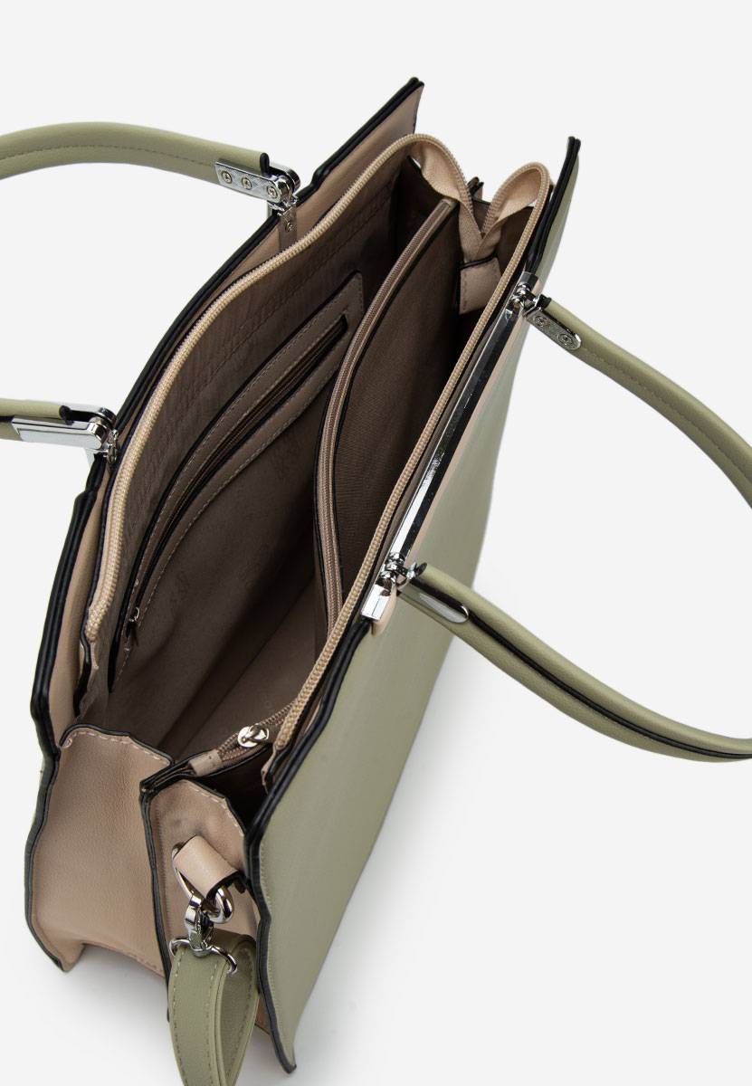 Дамски офис чанта Silvia Rosa 6921 зелена