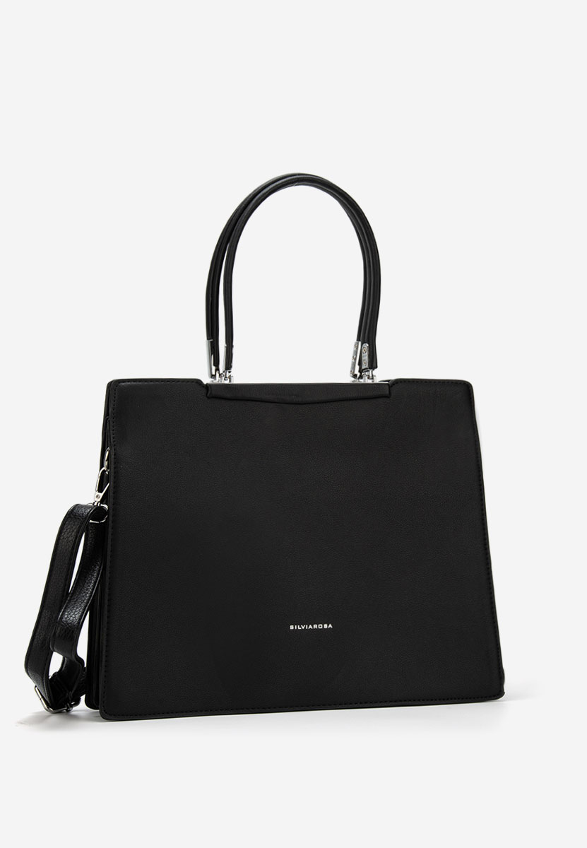 Дамски офис чанта Silvia Rosa 6921 черна