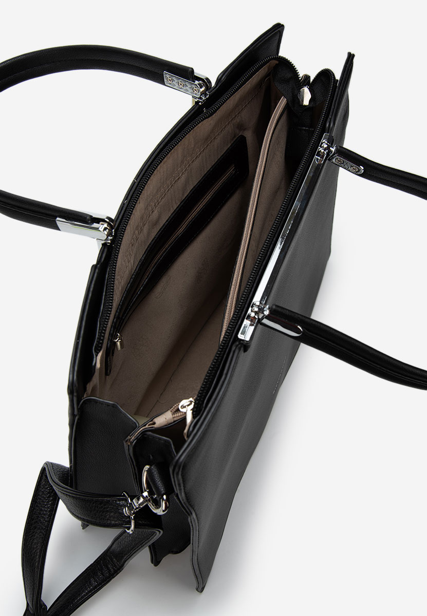 Дамски офис чанта Silvia Rosa 6921 черна