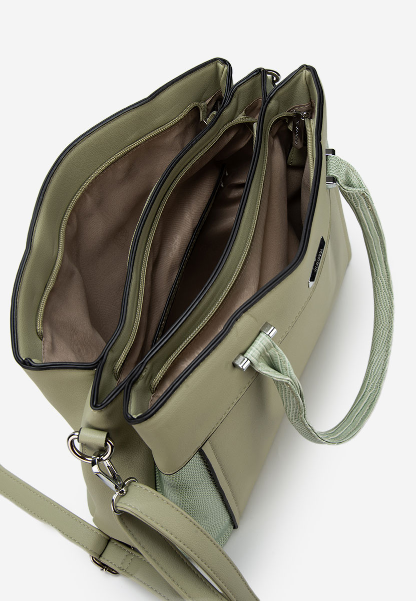 Ръчна чанта Silvia Rosa 6937 зелена