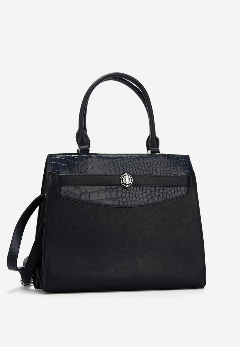 Дамски офис чанта Silvia Rosa 8041 военно синя