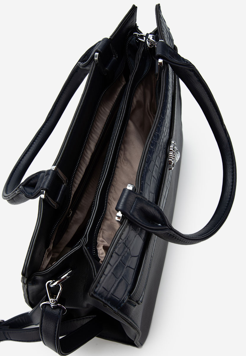 Дамски офис чанта Silvia Rosa 8041 военно синя