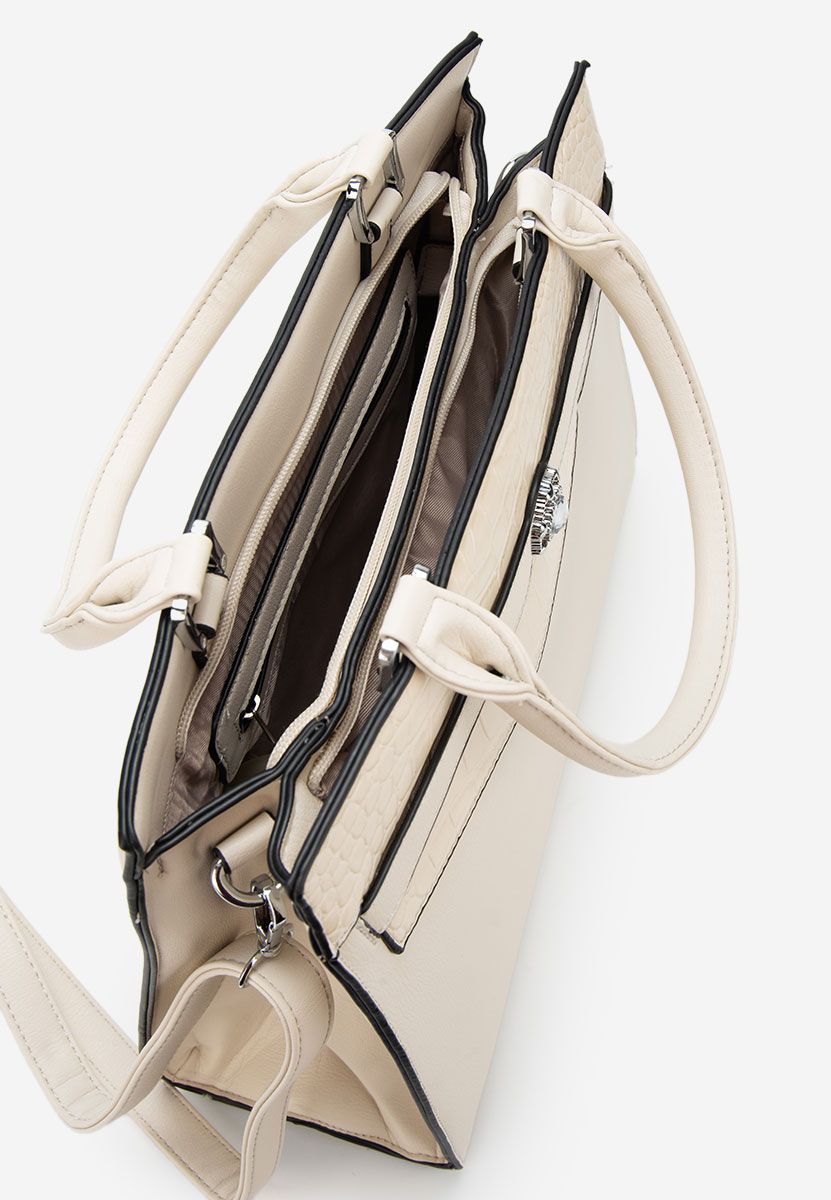 Дамски офис чанта Silvia Rosa 8041 бежова