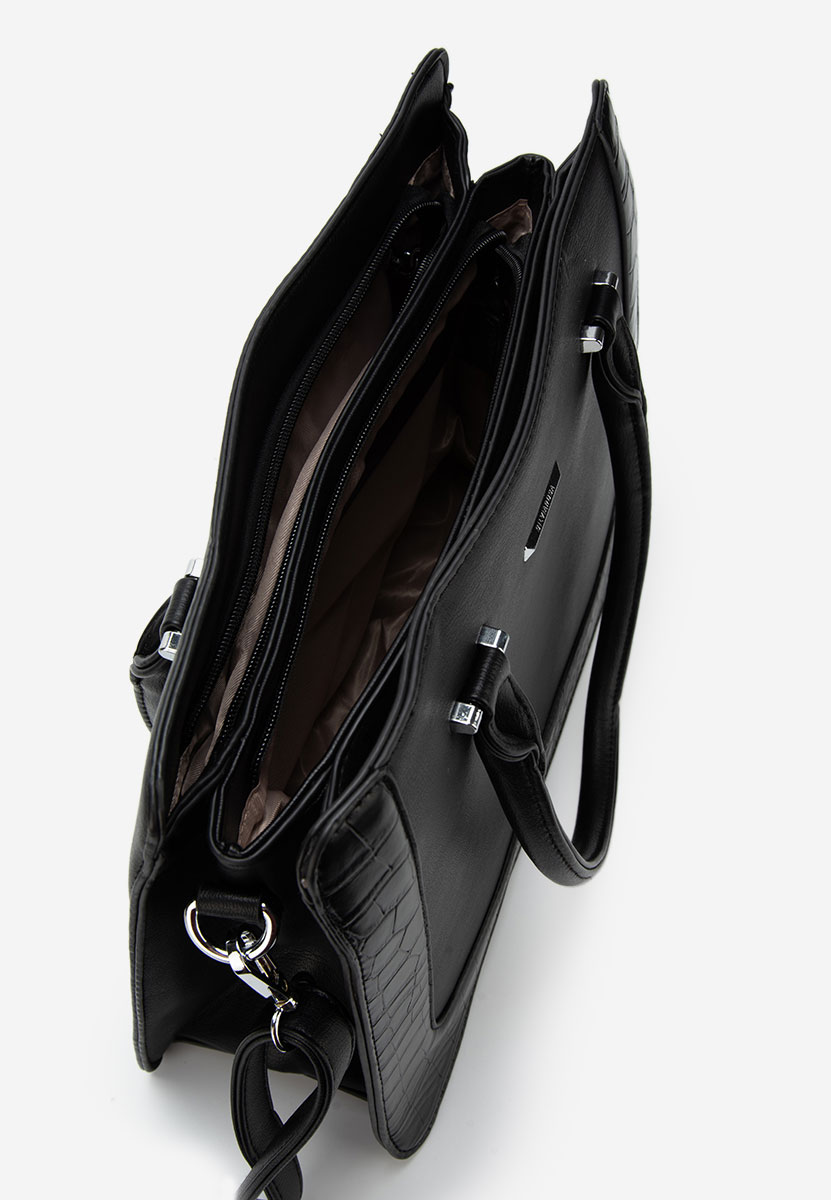 Дамски офис чанта Silvia Rosa 8045 черна