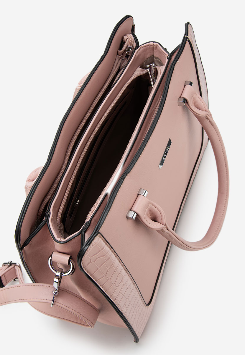 Дамски офис чанта Silvia Rosa 8045 розова