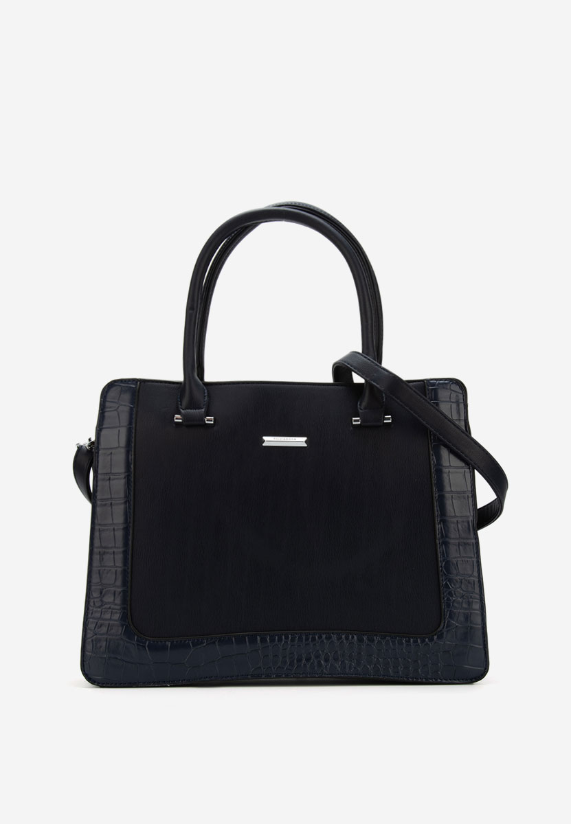 Дамски офис чанта Silvia Rosa 8045 военно синя