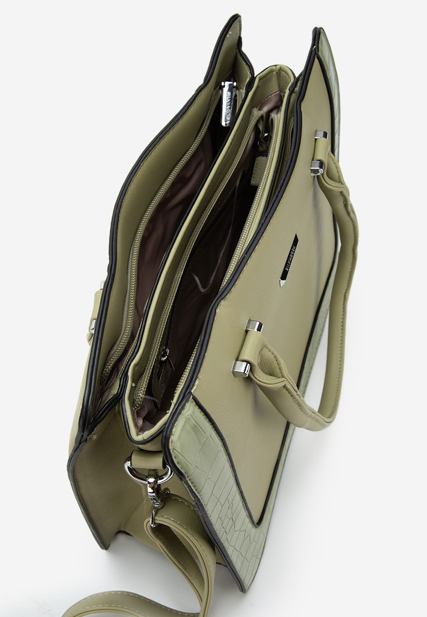 Дамски офис чанта Silvia Rosa 8045 зелена