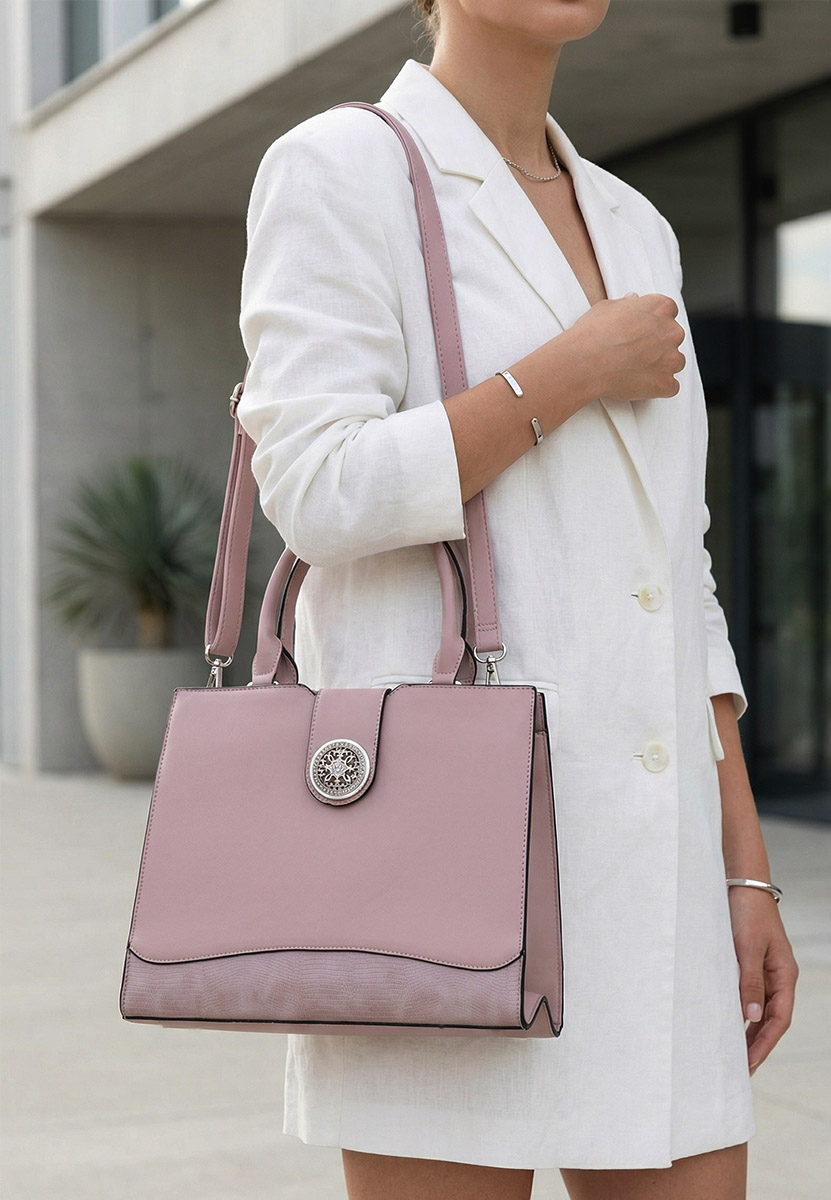 Ръчна чанта Silvia Rosa 8040 лилава