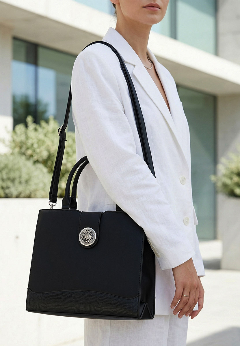 Ръчна чанта Silvia Rosa 8040 черна