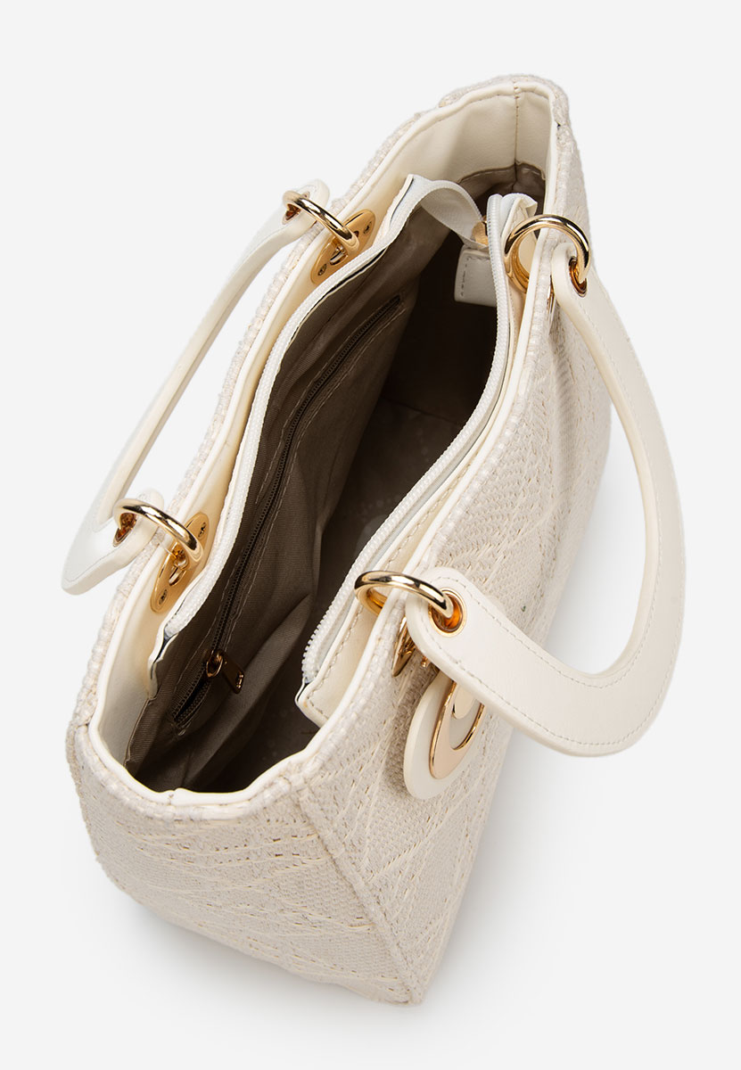 Ръчна чанта Nanaria Бяла