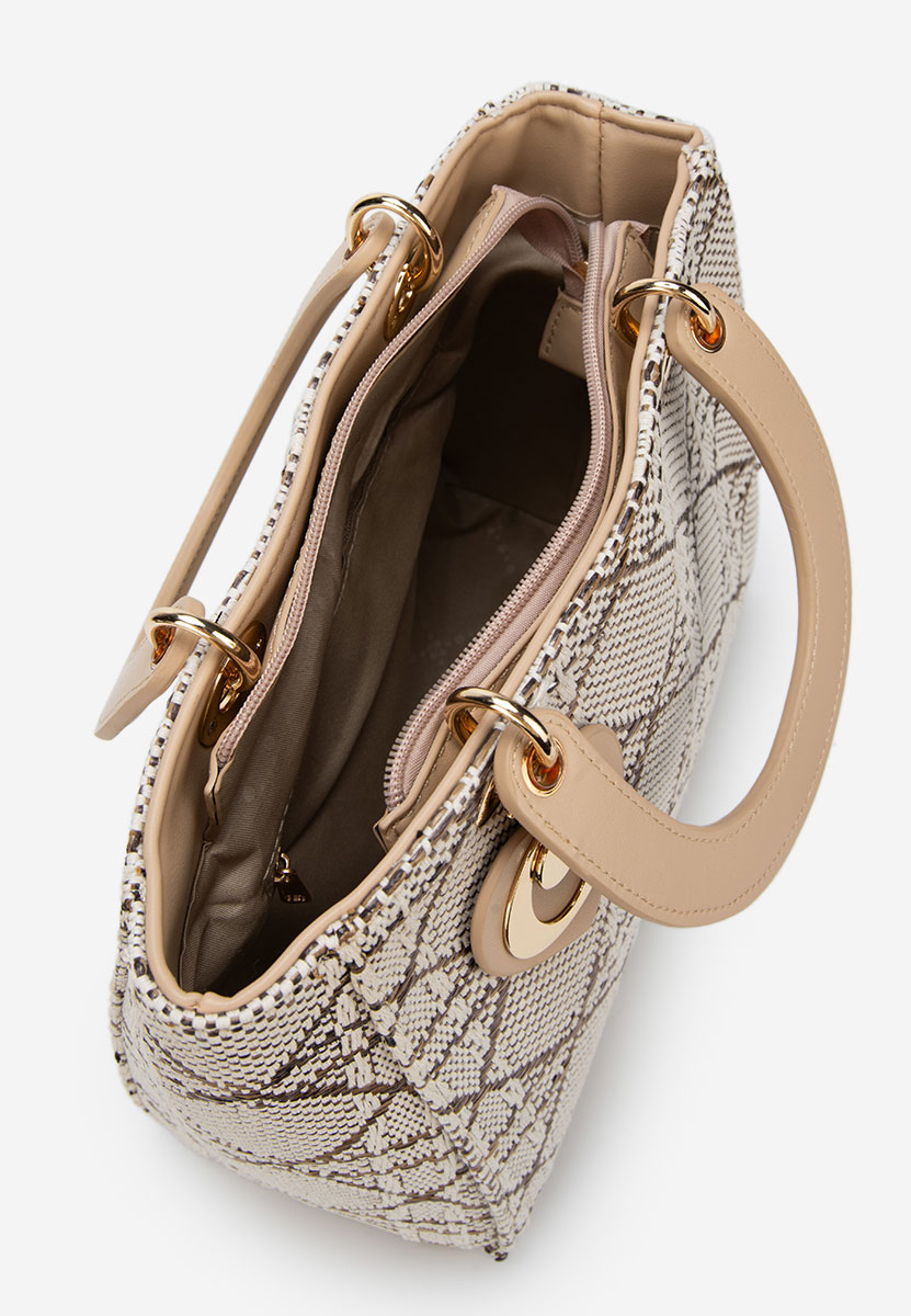 Ръчна чанта Nanaria бежова