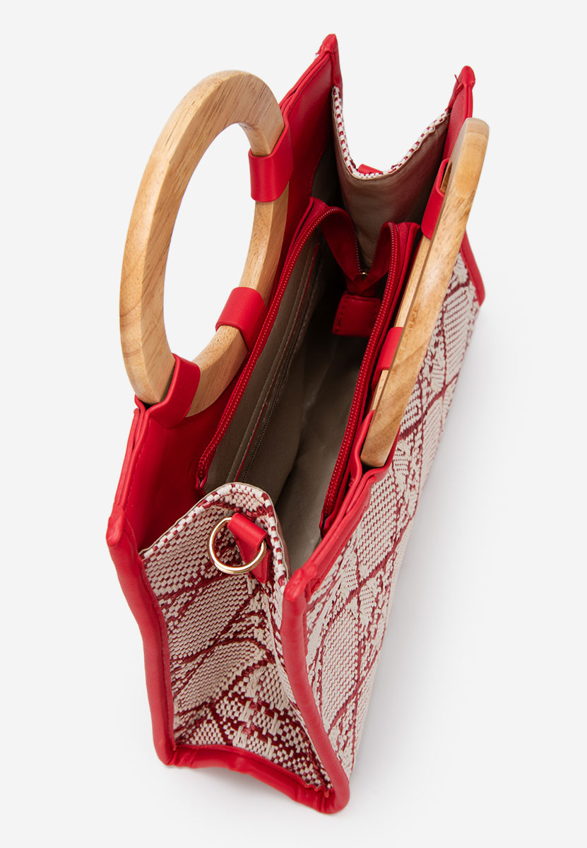 Ръчна чанта Margaretta червена