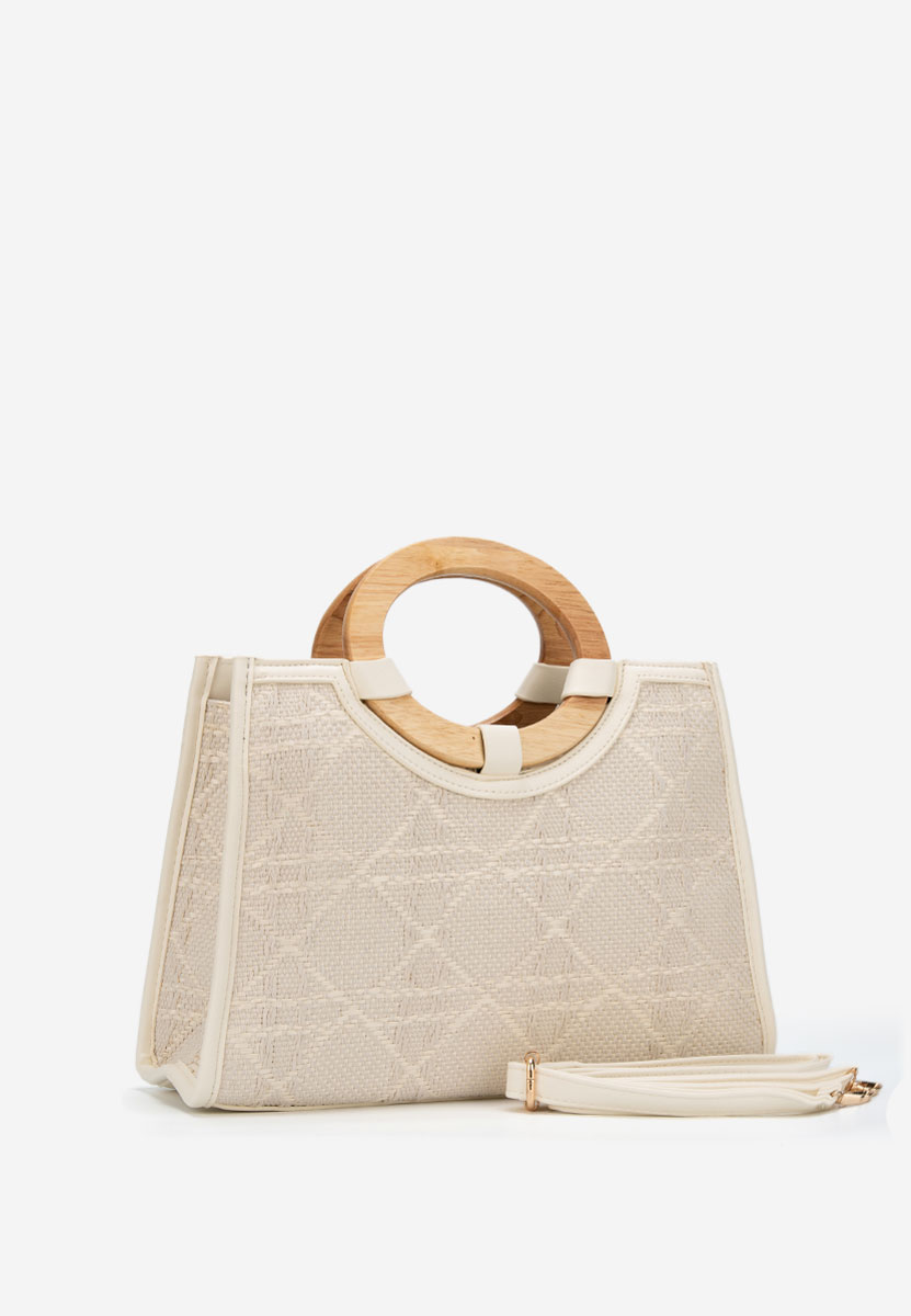 Ръчна чанта Margaretta Бяла