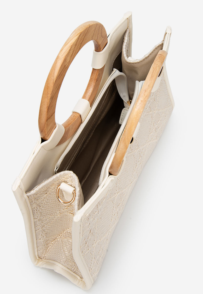 Ръчна чанта Margaretta Бяла