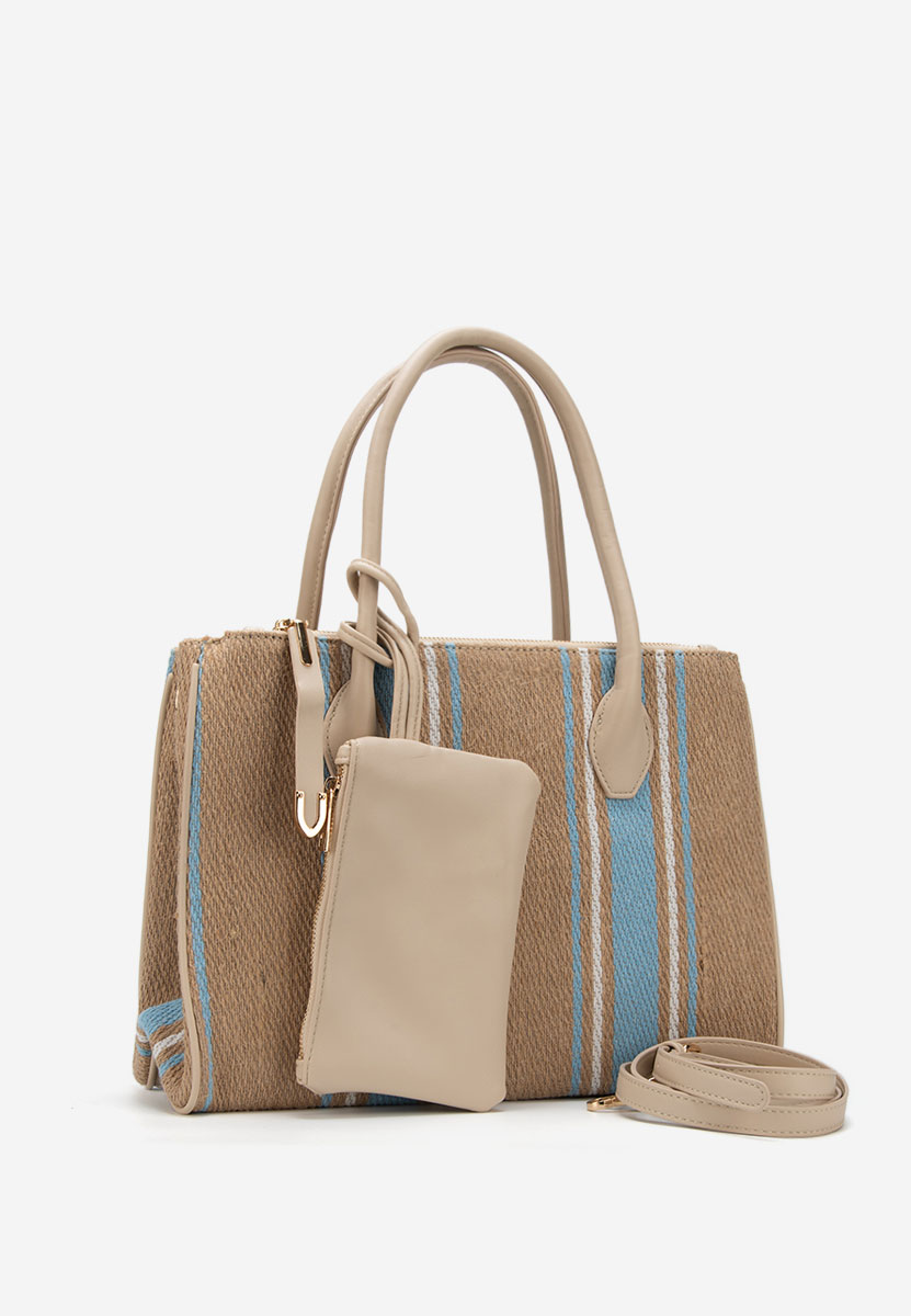 Ръчна чанта Soliena бежова