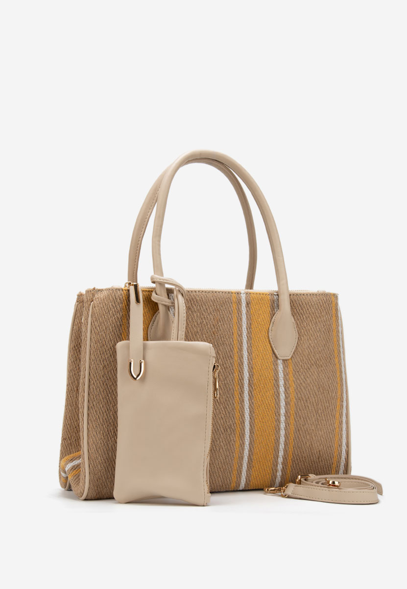 Ръчна чанта Soliena V5 бежова