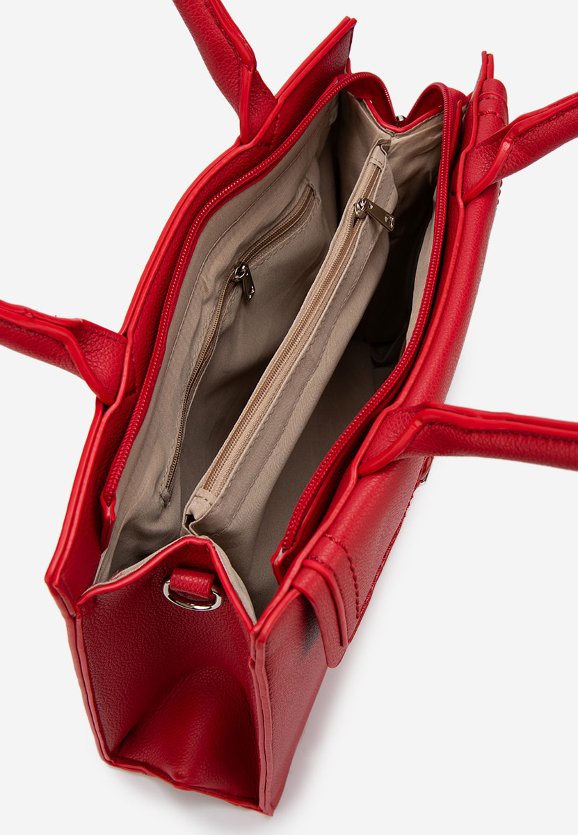 Ръчна чанта Ozania червена