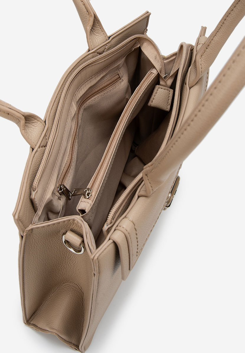 Ръчна чанта Ozania V2 бежова