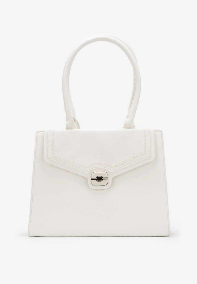 Ръчна чанта Ozania Бяла