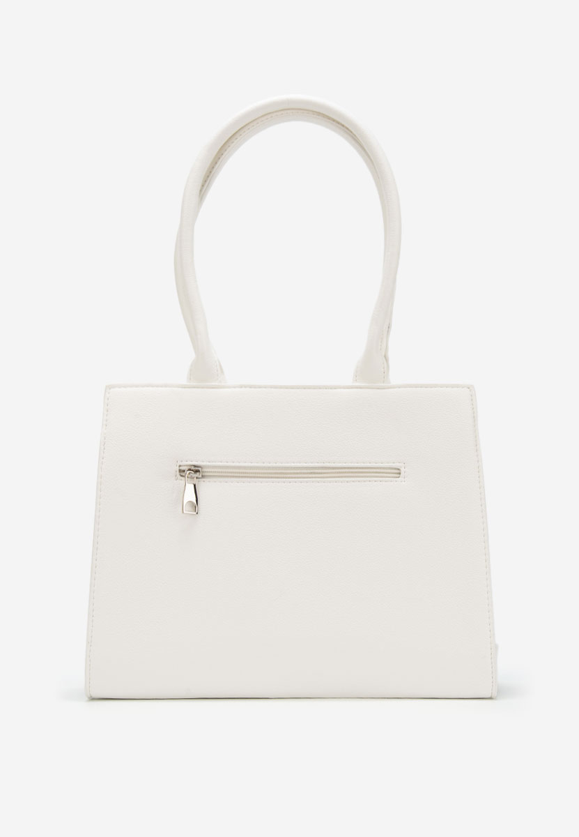 Ръчна чанта Ozania Бяла