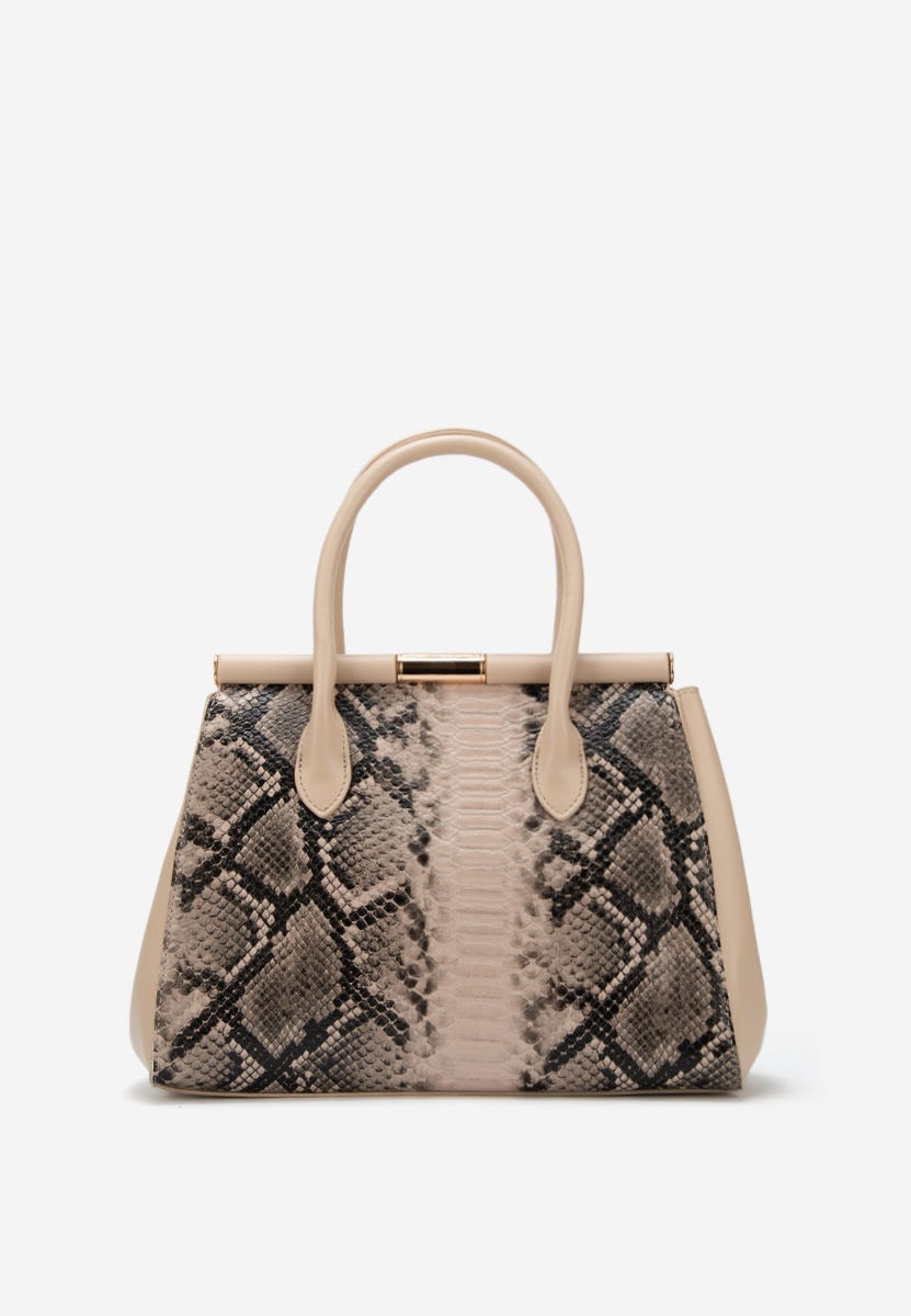 Дамски офис чанта Ozamia V2 бежова