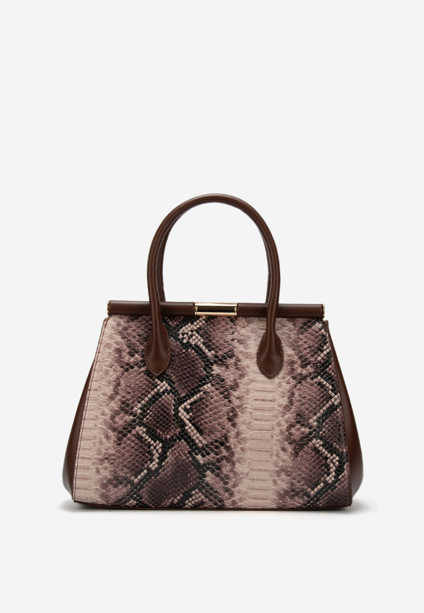 Дамски офис чанта Ozamia кафява