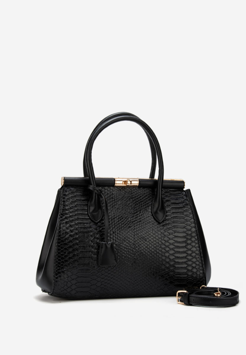 Дамски офис чанта Ozamia черна