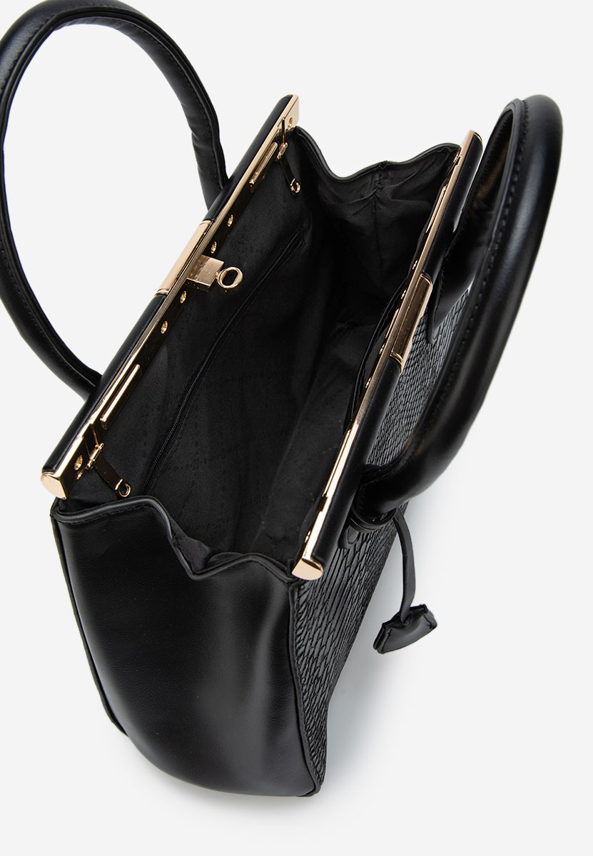 Дамски офис чанта Ozamia черна