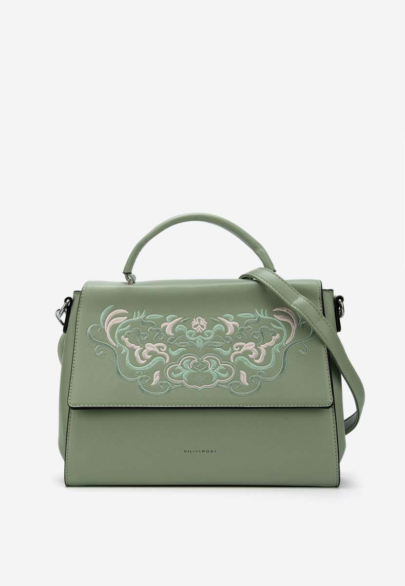 Ръчна чанта Silvia Rosa 5956 зелена