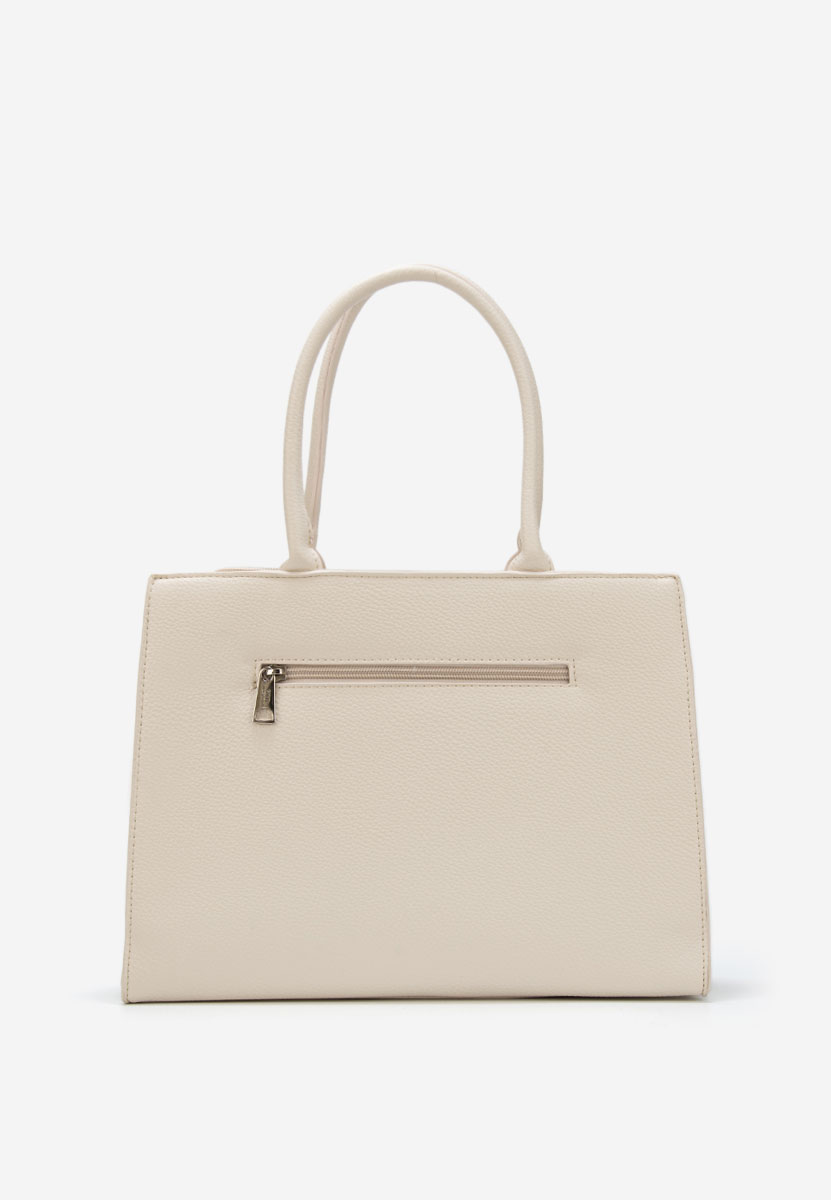 Дамски офис чанта Valiana бежова