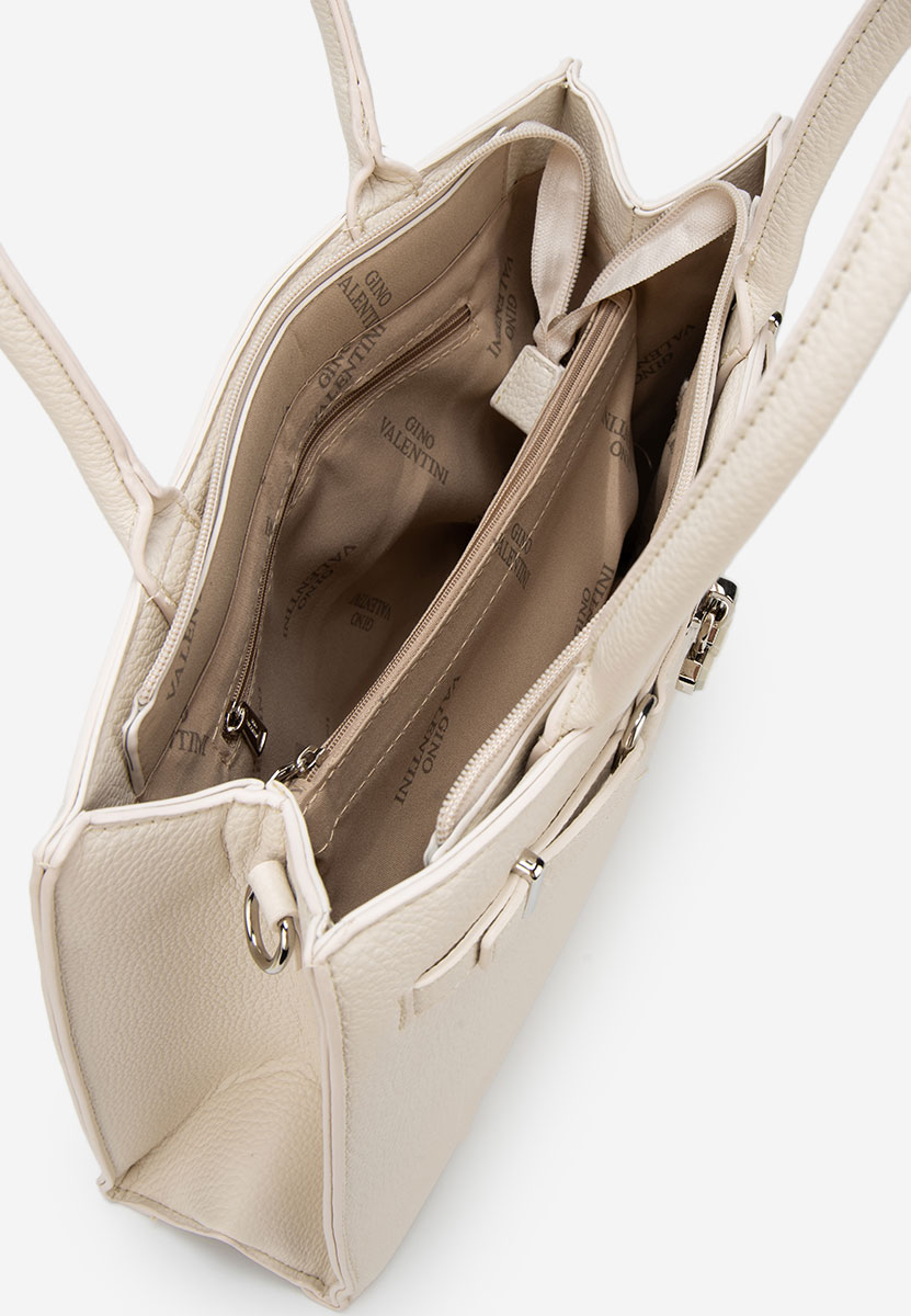 Дамски офис чанта Valiana бежова