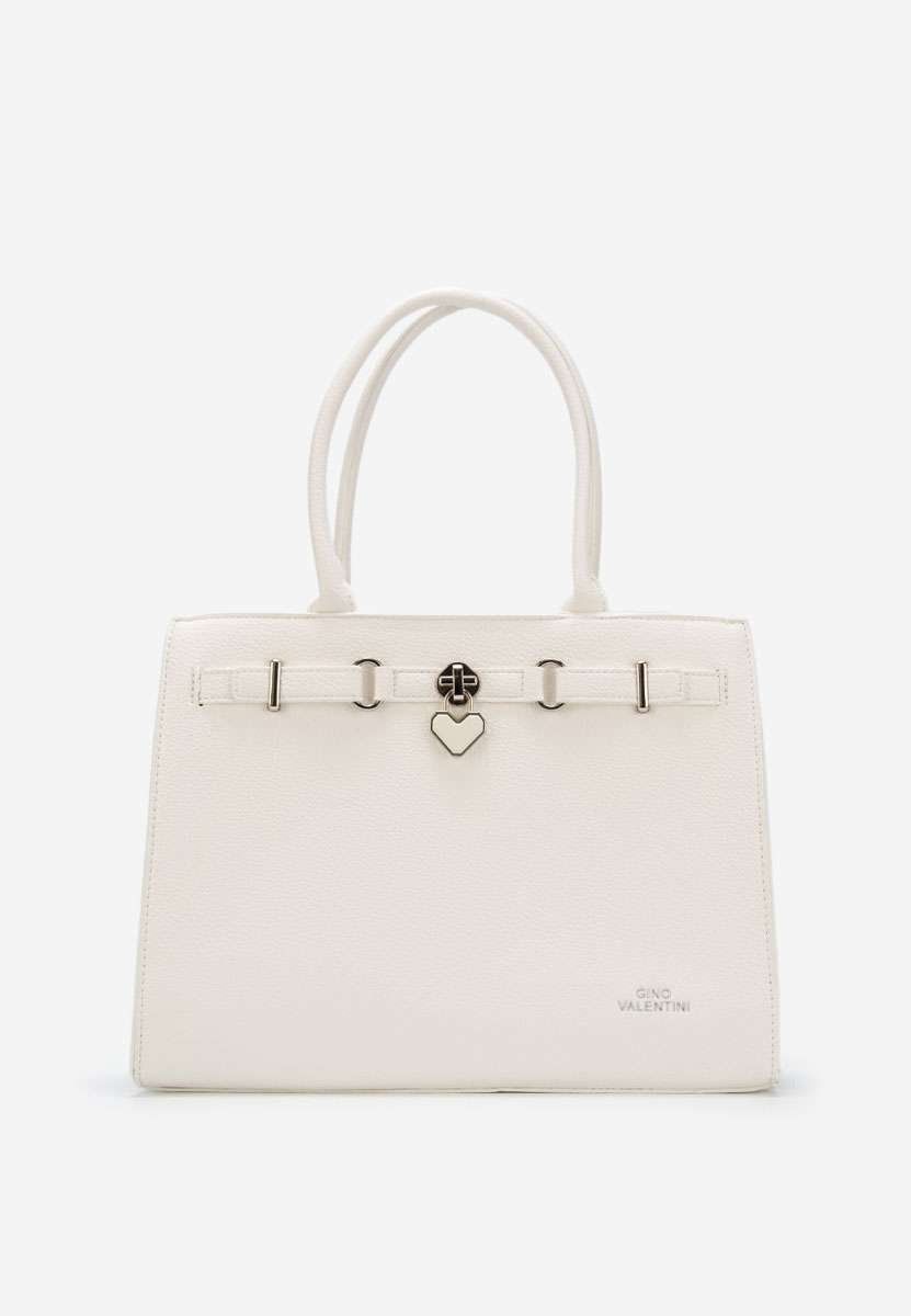 Дамски офис чанта Valiana Бяла