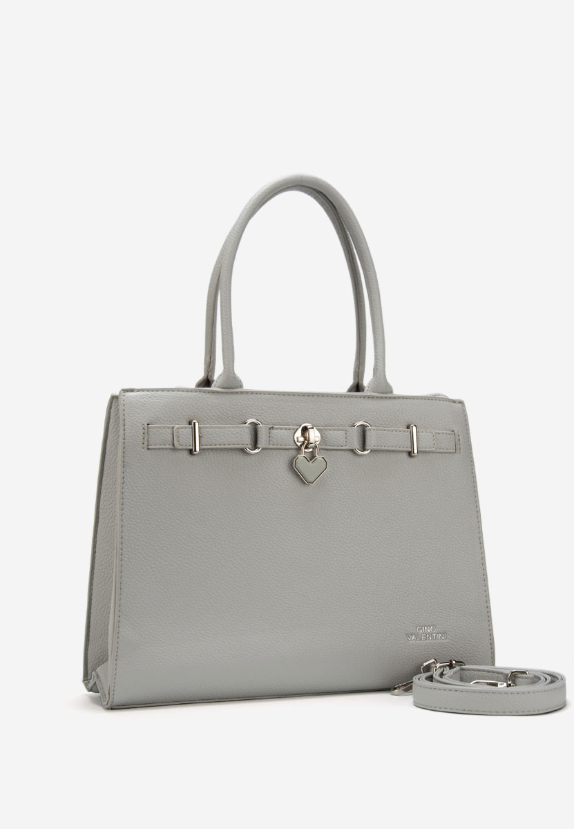 Дамски офис чанта Valiana сива