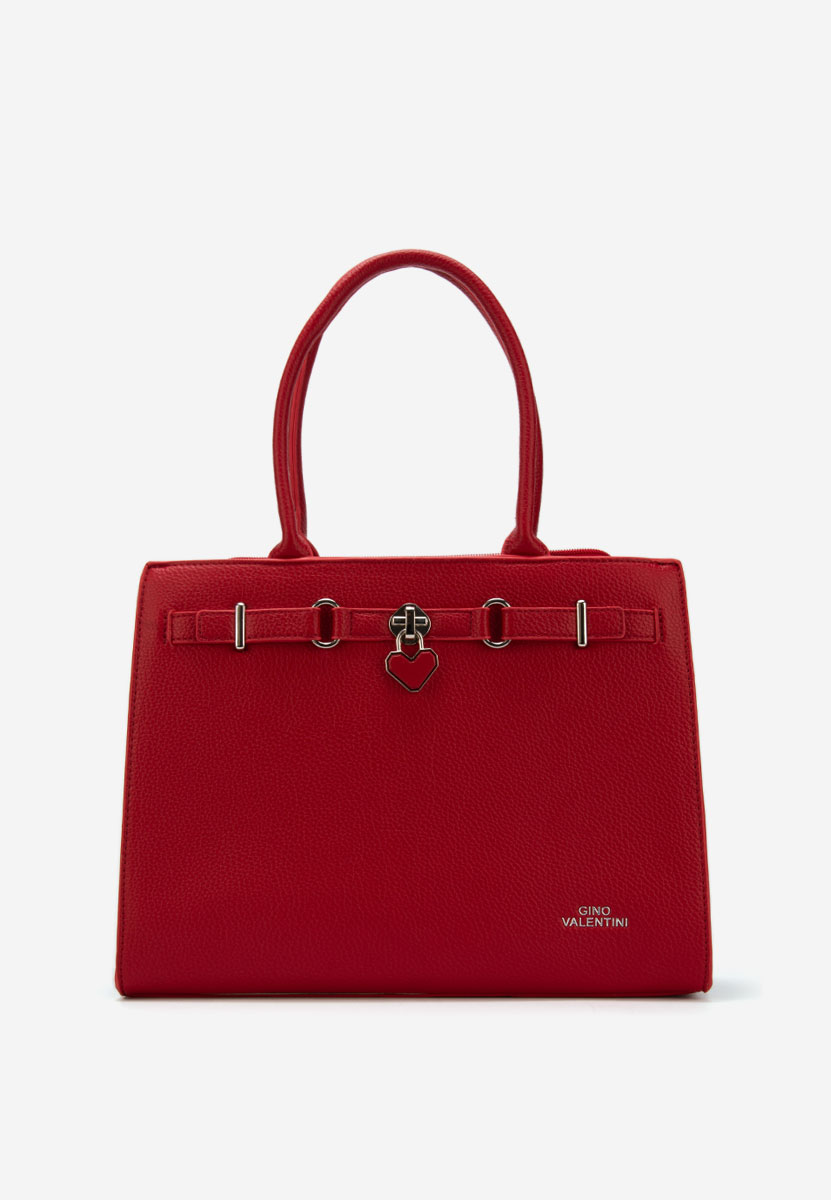 Дамски офис чанта Valiana червена