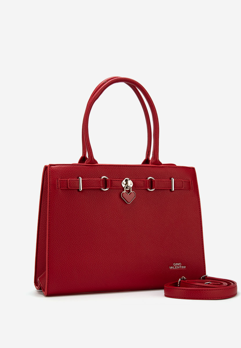 Дамски офис чанта Valiana червена