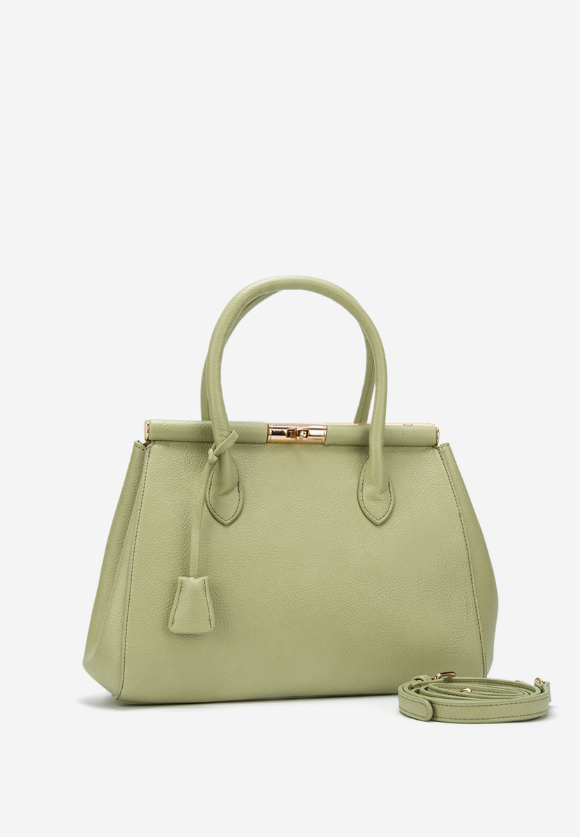 Дамски офис чанта Teolia зелена