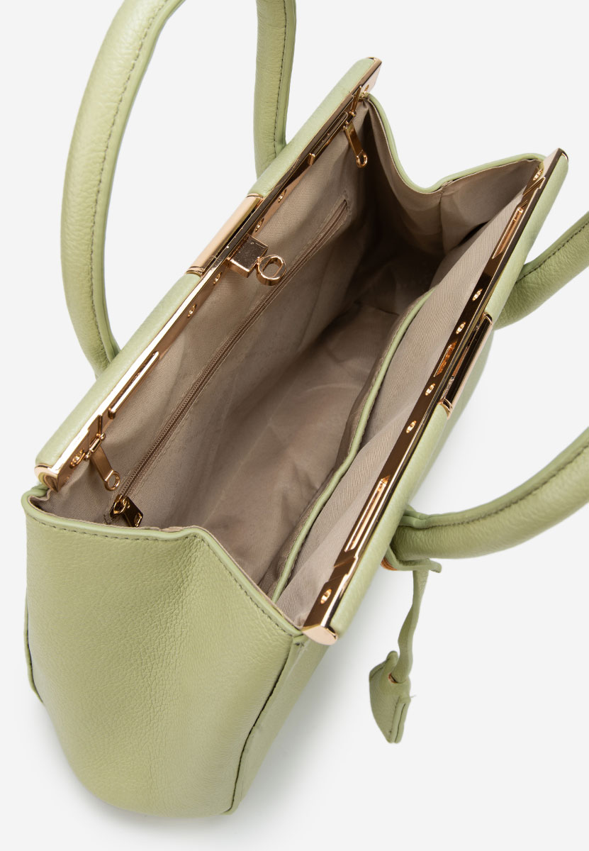 Дамски офис чанта Teolia зелена